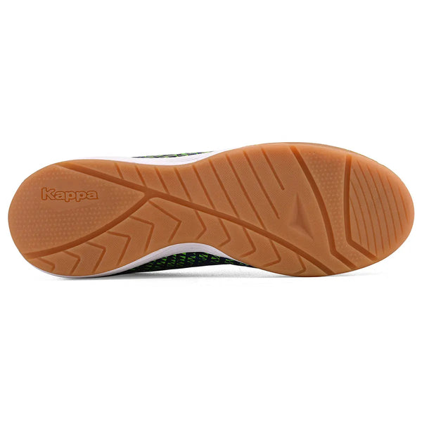 Sola de chuteira Kappa com design antiderrapante e acabamento emborrachado na cor caramelo, ideal para práticas esportivas.