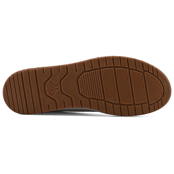 Sola de tênis Kappa com detalhes em borracha resistente, ideal para sapatos confortáveis e duráveis.